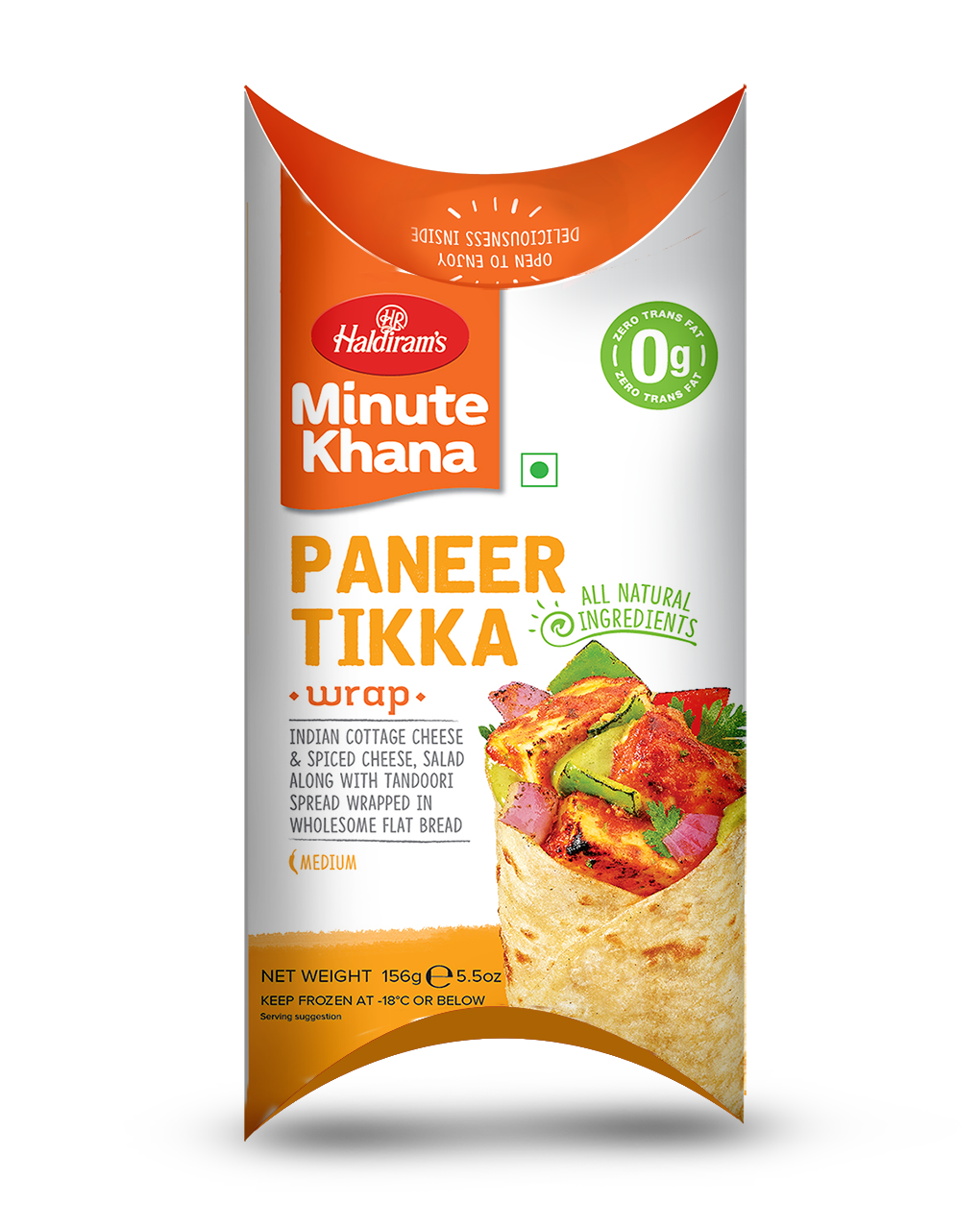 Haldiram wraps Paneer Tikka